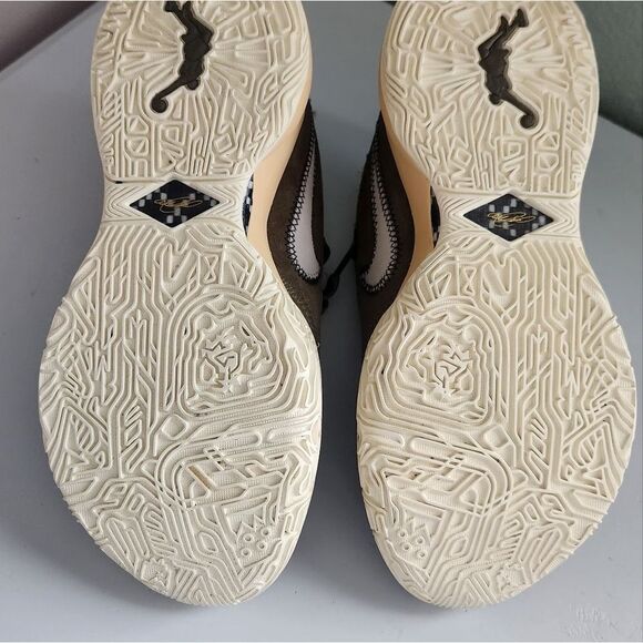 Nike Lebron XX Olive and Tan Low Top Suede Sneakers UK 4.5 EU 37.5 - Picture 5 of 7